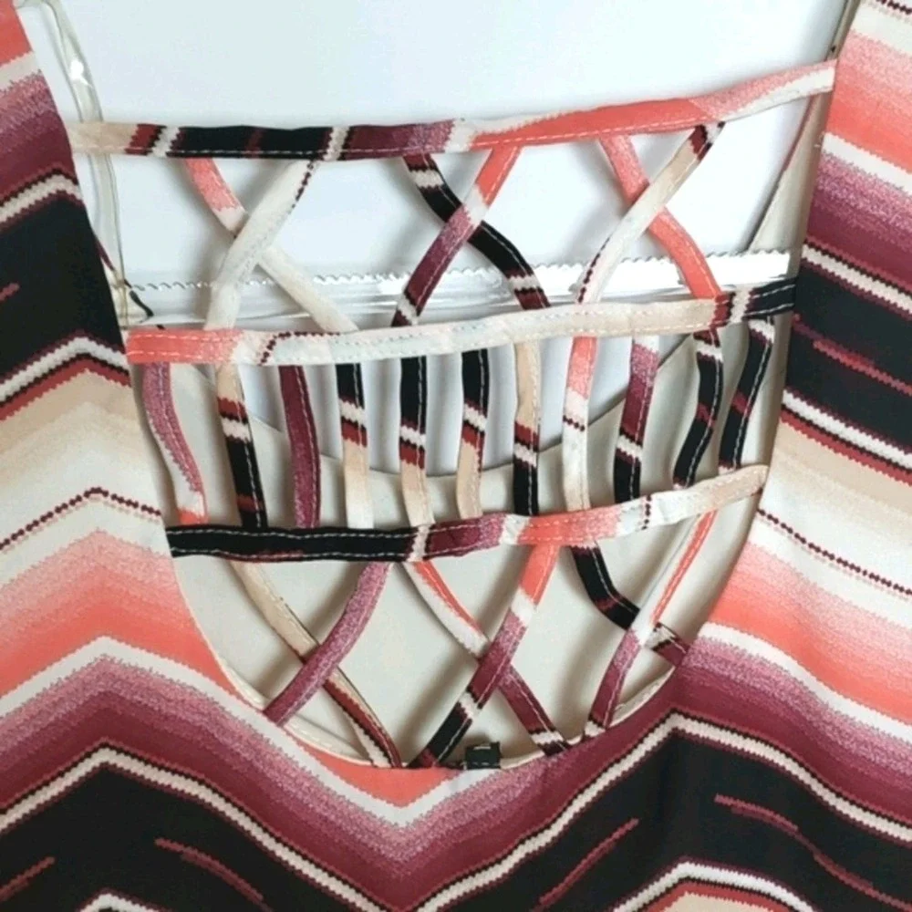Heartsoul dress w/ chevron print.